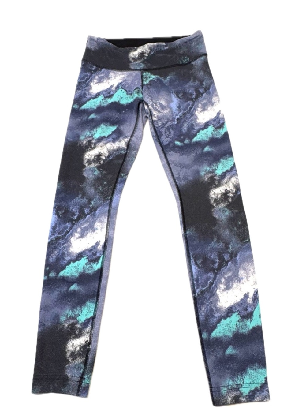 Lululemon Rare Vintage Wunder Under Crop Denim Luon Milky Way 4